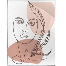 SHOP365 Kadın Çizim Dekoratif Modern Poster P-000654