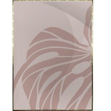 SHOP365 Yapraklar ve Şekiller Karışık Renkler Modern Poster P-000799