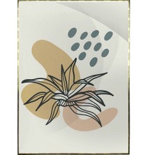 SHOP365 Bitki Yapraklar ve Şekiller Modern Poster P-002890