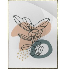 SHOP365 Bitki Yapraklar ve Şekiller Modern Poster P-002889