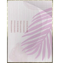SHOP365 Palmiye Yaprakları ve Şekiller Açık Tonlar Modern Poster P-003846