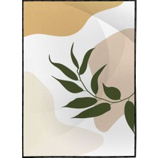 SHOP365 Yapraklar ve Şekiller Modern Poster P-001485