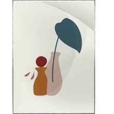 SHOP365 Bitki Yapraklar ve Şekiller Modern Poster P-002277