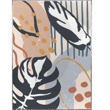 SHOP365 Yapraklar Veya Şekiller Pastel Renkler Modern Poster P-001847