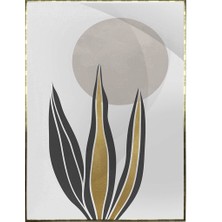 SHOP365 Yapraklar ve Şekiller Modern Poster P-002357