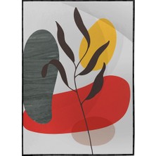 SHOP365 Yapraklar ve Şekiller Modern Poster P-003294