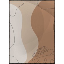 SHOP365 Bitkiler ve Şekiller Dekoratif Pastel Renkler Modern Poster P-000195