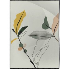SHOP365 Bitki Yapraklar ve Şekiller Modern Poster P-004042