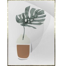 SHOP365 Saksıda Bitkiler Illüstrasyon Modern Poster P-001322