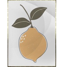 SHOP365 Yapraklar ve Şekiller Karışık Renkler Modern Poster P-000952