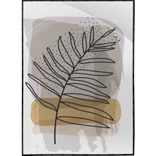 SHOP365 Bitki Yapraklar ve Şekiller Modern Poster P-004036