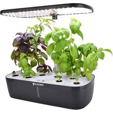 Yasomi S12 Smart Planter Akıllı Ev Bahçesi 12'li (Türkiye Garantili)