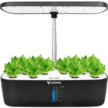 Yasomi S12 Smart Planter Akıllı Ev Bahçesi 12'li (Türkiye Garantili)