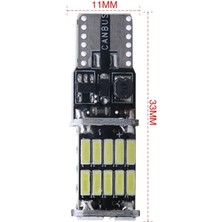 Auto Ampulance T10 W5W LED Canbus  Araba Iç Aydınlatma T10 26 Smd 4014 Çip Saf Beyaz  Ampul Lambası