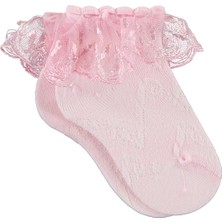 Katamino Kız Çocuk Soket Çorap 3-9 Yaş Pembe