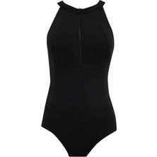 DeFactoFit Kadın Mayo Z9370AZ23HS Halter Yaka Çabuk Kuruyan Kumaşla Spor Şık Tasarım