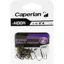 Decathlon Caperlan Üçlü Çarpma Iğne - Nikel - Siyah