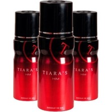 TİARA'S For Him Deodorant 150 Ml X3 Adet