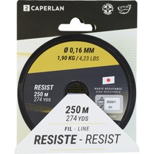 Decathlon Caperlan Balıkçılık Misina - 250 M - Neon Sarı