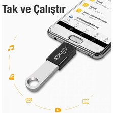 Coofbe USB To Type-C Çevirici Dönüştürücü Flash Bellek Klavye Mouse Cevirici Ipad Macbook Huawei Uyum