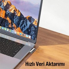 Coofbe Type-C To Type-C Uzatma Adaptörü L Tip 100W 20GBPS Type-C Çevirici Dönüştürücü Veri Aktarım