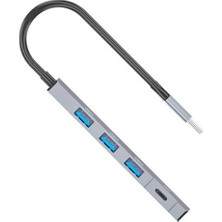 Coofbe 4in1 Type-C Hub Type-C Dönüştürücü Çoğaltıcı Type-C To USB Dönüştürücü USB Çoğaltıcı Adaptör