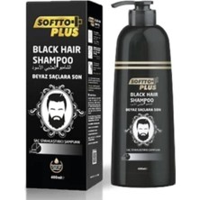 Softto Plus Beyaz Saçlar Için Siyah Şampuan 350ml