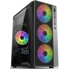 Life Teknoloji Honor USB 3.0 Rgb 4 Fan Gaming Oyuncu Bilgisayar Kasası 355*180*425MM Powersiz