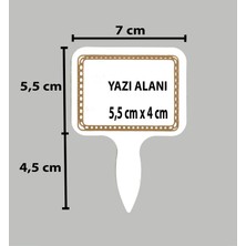 Mt Kırtasiye Yaz-Sil Tatlıcı Baharat Kuruyemişci Mini Tutar Etiketi 20 Li Pk