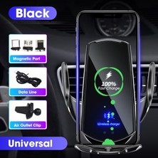 Happy World Shopping Otomatik Sıkma Araba Kablosuz Şarj Cihazı 15 W Hava Firar Dağı Için Akıllı Kızılötesi Qi Hızlı Şarj Cihazı iPhone Huawei Samsung Xiaomi (Yurt Dışından)