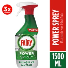 Fairy Power Sprey 3’ü 1 Arada Bulaşık ve Mutfak 500 ml X3