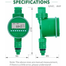 Gahome 16 Program Ayarı Zamanlayıcı Sulama Denetleyicisi LCD (Yurt Dışından)