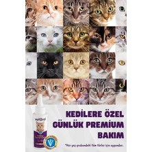 Veturel Kedi Yüz Bakım Solüsyonu 2x100ml Kedi Aknesi Temizleme Kedi Mantar Bakımı