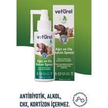 Veturel Ağız ve Diş Bakım Spreyi 3x100ml Köpek Ağız Kokusu Giderici Kedi Ağız Kokusu Plak Tartar