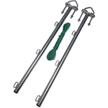 Presto Balkon Çamaşır Askılığı Çamaşırlık Metal Küpeşte Çamaşır Askılığı