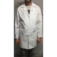 Kawork Erkek Beyaz Personel Önlük Uzun Kol