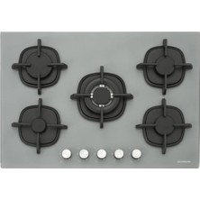 Silverline BO6504S01 - CS5364S01 - 3420 Classy 60 Gri Cam Ankastre Set