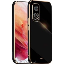 MTK Moveteck Xiaomi Redmi Note 12 Pro 8/256 GB Uyumlu Kılıf Kamera Korumalı Parlak Gold Kenarlı Yumuşak Silikon Kapak