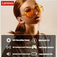 Chica Lenovo LP40 Tws Kablosuz Bluetooth Kulaklık Kulak Içi Spor Bluetooth Kulaklık Için Lenovo (Yurt Dışından)