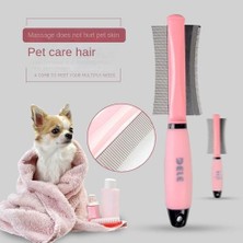 Haitn 1 Adet Pet Saç Tarak Kedi Köpek Saç Remover Için Çift Taraflı Kolay Deshedding Fırça Kedi Bakım Aracı Için Uzun Küçük Saç Köpek | Kedi Bakımı (Pembe) (Yurt Dışından)