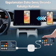 Kamardey Araç Içi Görüntü Sistemleriusb+ Lightning Apple iPhone Carplay Mirror Ekran Yansıtıcı Adaptör Çevirici