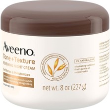 Aveeno Tone + Texture Eksfoliye Edici Ve Nemlendirici Gece Vücut Kremi 227gr