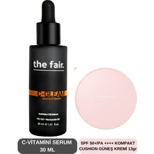 The Fair the fair. C Vitamini Aydınlatıcı Gözenek Bakım ve Kompakt Güneş Kremi Set