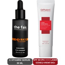 the fair. C Vitamini Aydınlatıcı Gözenek Bakım ve Güneş Kremi Set