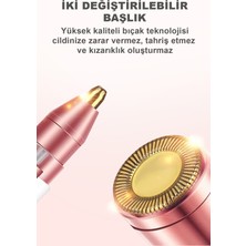 DEMPOWER Dp-63 2 Başlıklı Flawless Yüz Tüy Alıcı Kaş Bıyık Kıl Epilasyon Aleti