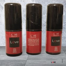 LOVE-AŞK Kayganlaştırıcı Masaj Yağı - Cinsel Masaj Yağı 30 ml 3'lü Set
