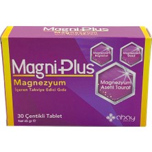 Abay Pharma Abay Magni Plus 30 Tablet Magnezyum İçeren Gıda Takviyesi