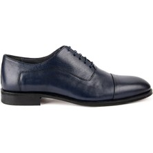 Erkek Lacivert Mat Bağcıklı Ayakkabı