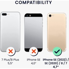 Teknomoda Apple iPhone 7 Kılıf Kamera Lens Korumalı Kenarları Renkli Gold Arkası Şeffaf Silikon