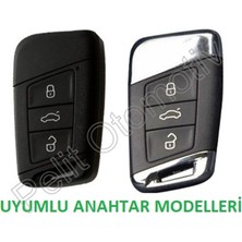 Pelit Otomotiv Octavia Anahtar Kılıfı Süperlüx Gri (Sustasız)